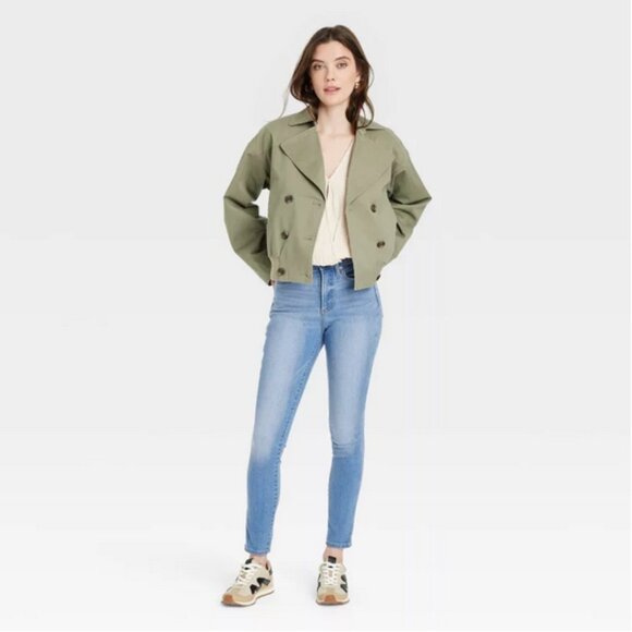 Women's High-Rise Skinny Jeans - Universal Thread Light Blue 00 - Picture 1 of 3